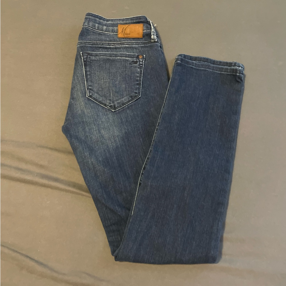 Mavi Jeans Emma Slim Boyfriend Medium Wash Distressed Jeans 24” x 30”